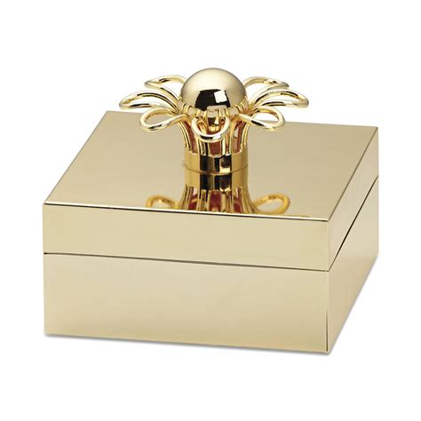 kate spade gold metal jewelry box|kate spade jewlery box.